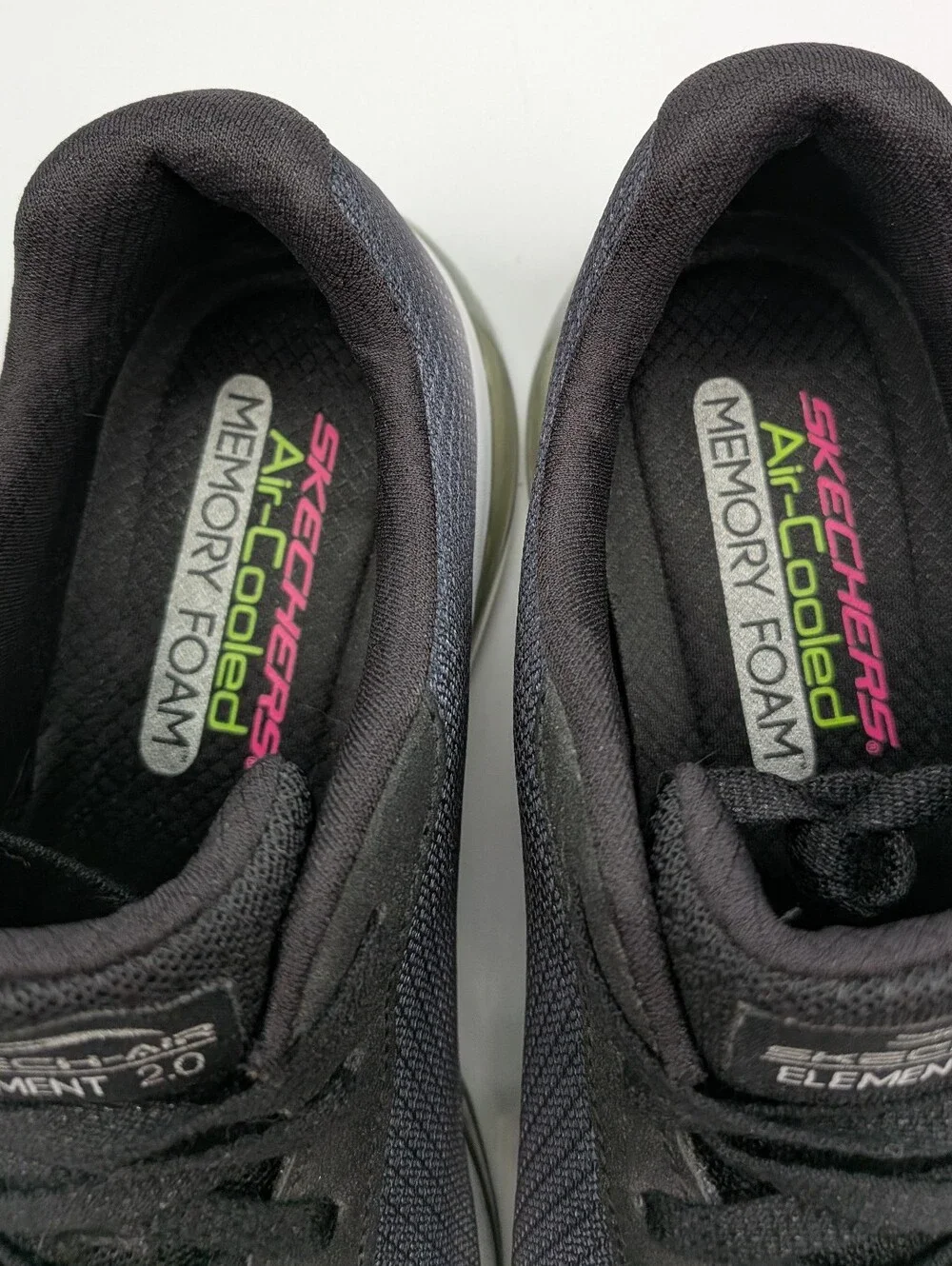 Skechers Element 2.0 Women's Black Athletic Sneakers Sz 7.5